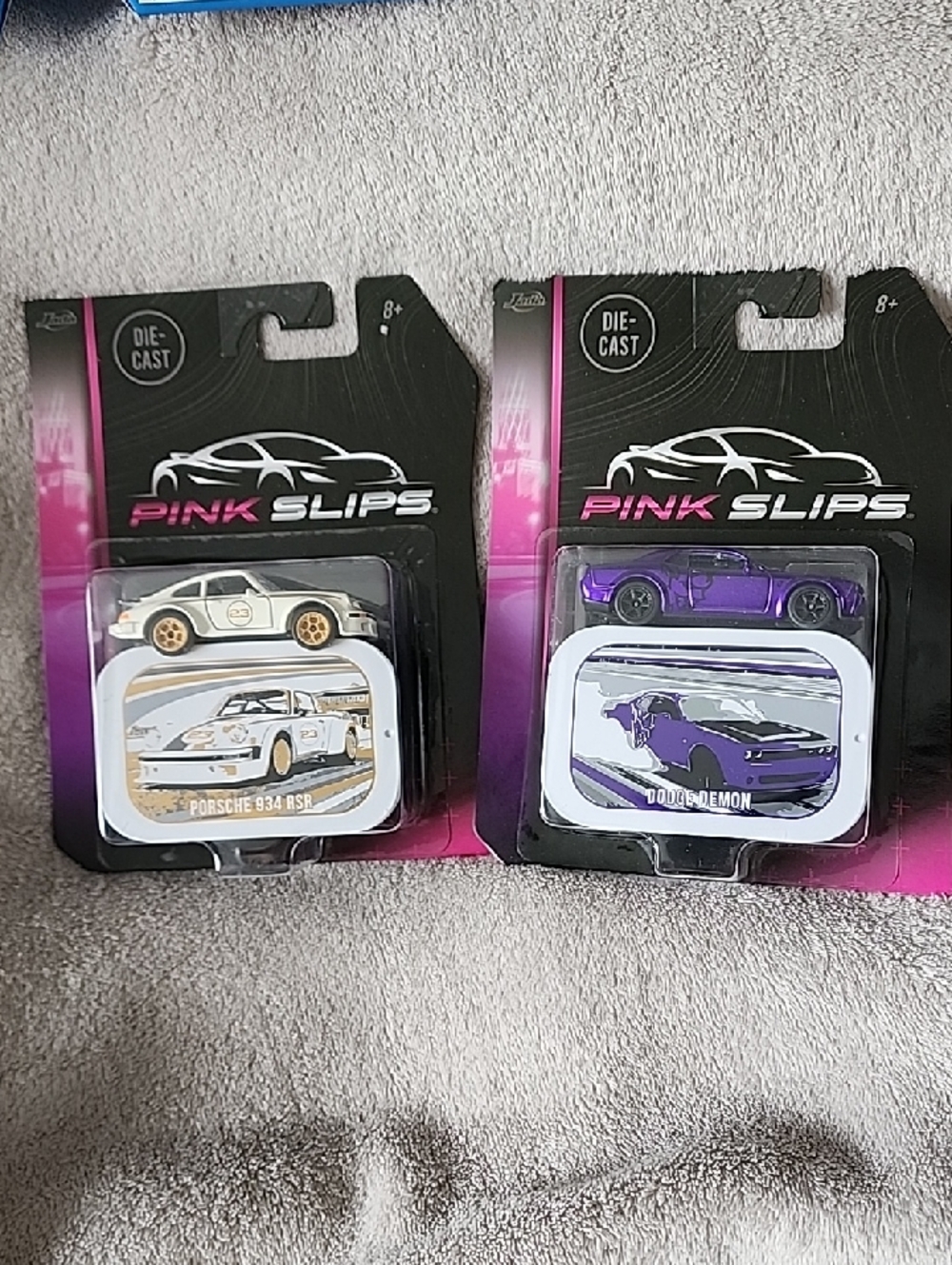 2pc PINK SLIPS Die-Cast Cars